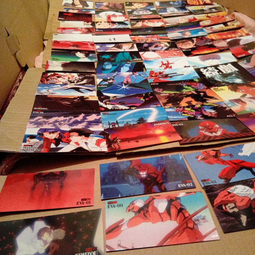 新世紀エヴァンゲリオン ワイド版トレーディングカードセット 80枚ダブり無し