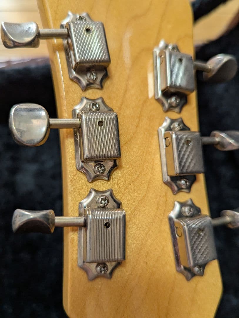 モズライト　Super Custom65 ？ ネックトラ杢　黒雲 mosrite