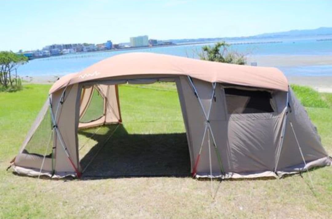 アルペンアウトドアーズ 2ルームテント AOD-3 キャンプ ドームテント4人用