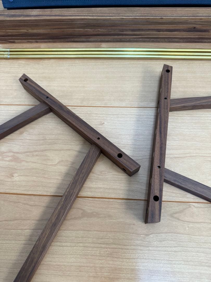 【新品未使用】Fallworks mini table walnut