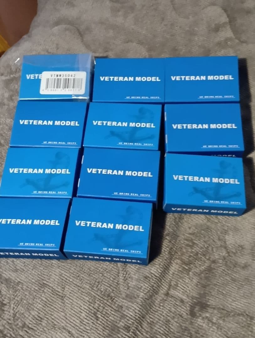 プラモデル　ベテランモデル 1/350　日本海軍　11個セット