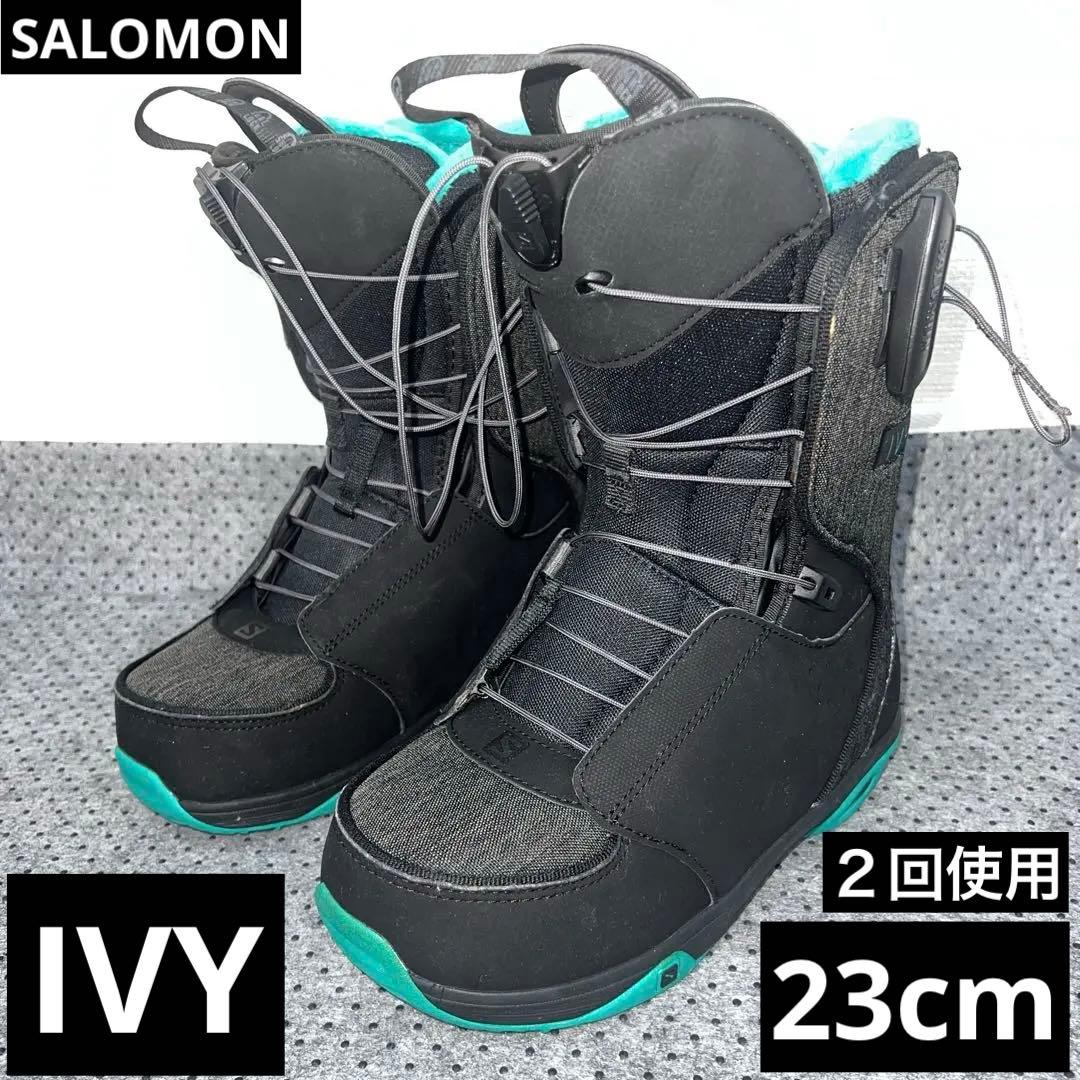 2回使用 レディース 23cm SALOMON IVY スノーボードレースブーツ