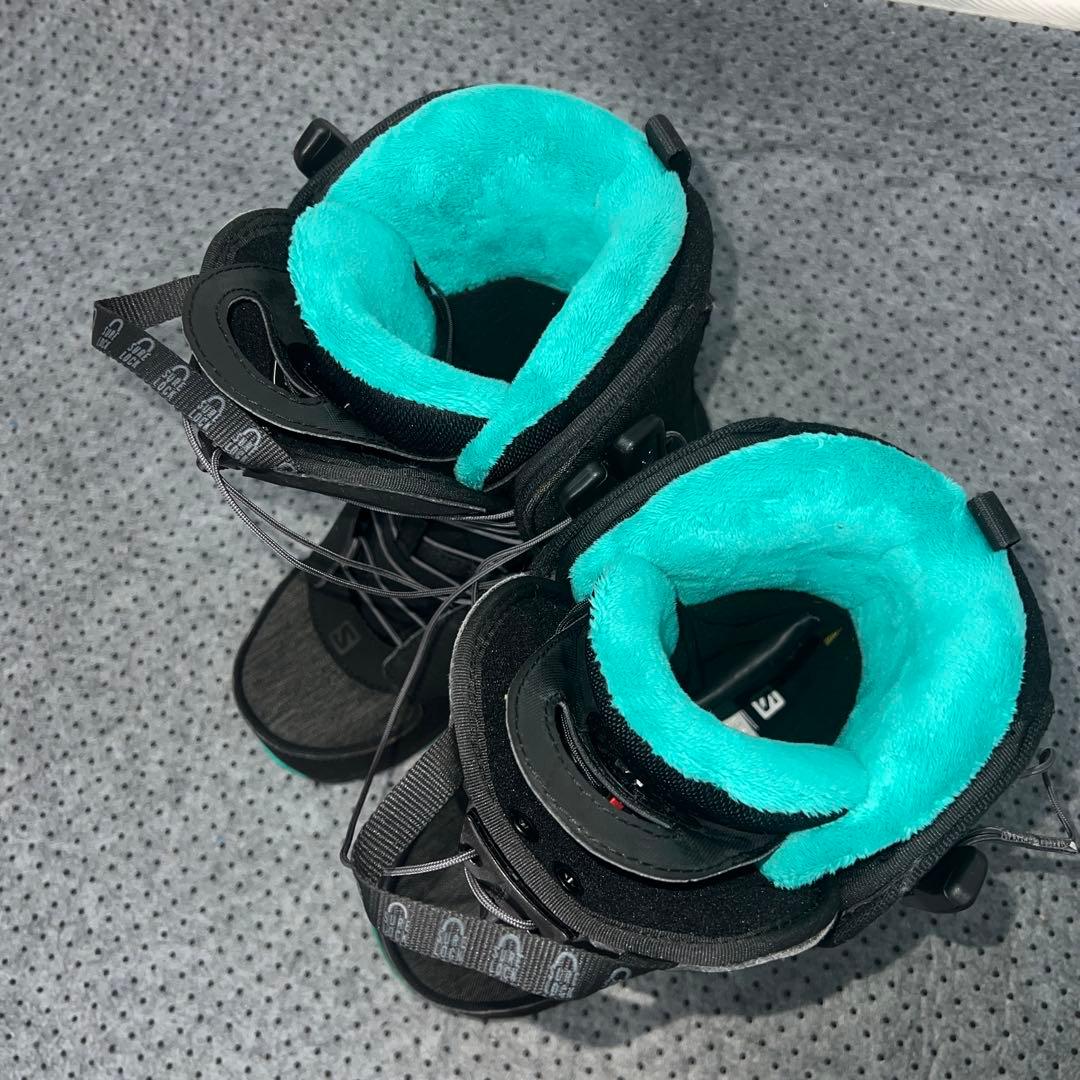 2回使用 レディース 23cm SALOMON IVY スノーボードレースブーツ
