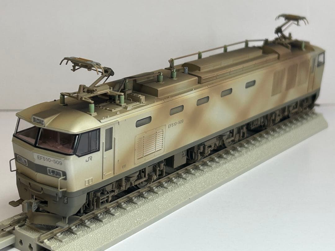KATO EF510 JR貨物色(銀)ウェザリングディテールアップ