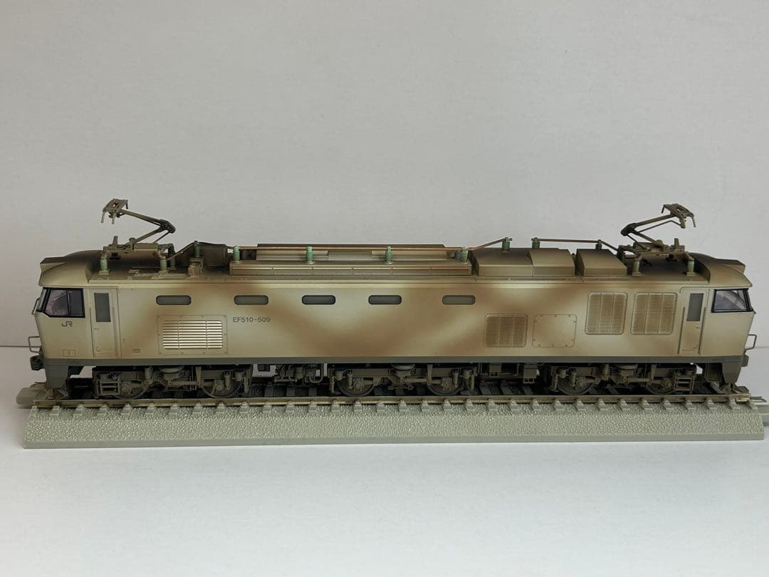 KATO EF510 JR貨物色(銀)ウェザリングディテールアップ