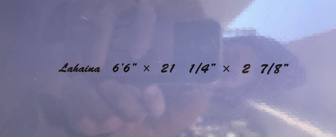 【美品】LAHAINA CLASSIC 6'6 ラハイナサーフボード6.6ft