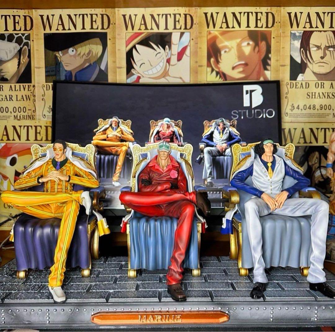 ワンピース 海軍本部三大将 赤犬 青雉 黄猿【2年前】フィギュア ガレージキット