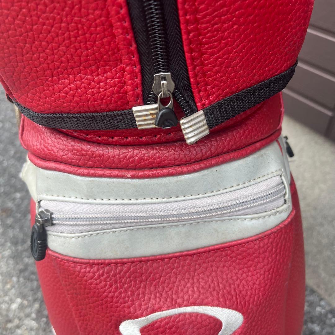 希少色　オークリー キャディバッグ ワインレッド　入手困難　ゴルフプロテクター