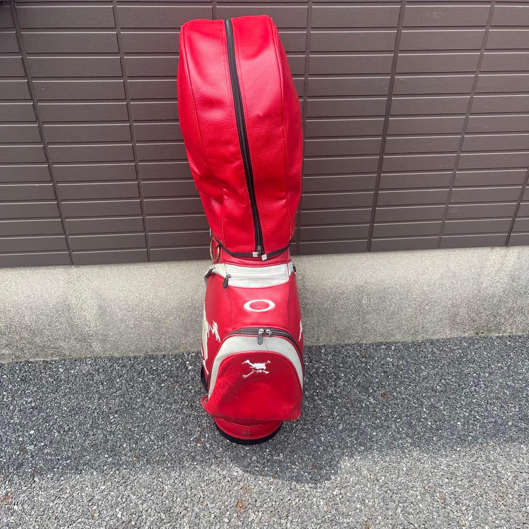 希少色　オークリー キャディバッグ ワインレッド　入手困難　ゴルフプロテクター