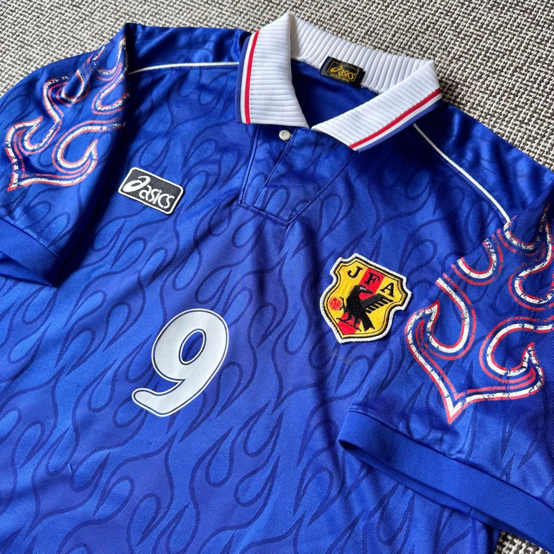 【９８W杯当時物モデル】中山雅史 ＃９ 日本代表 １９９８（H）アシックス