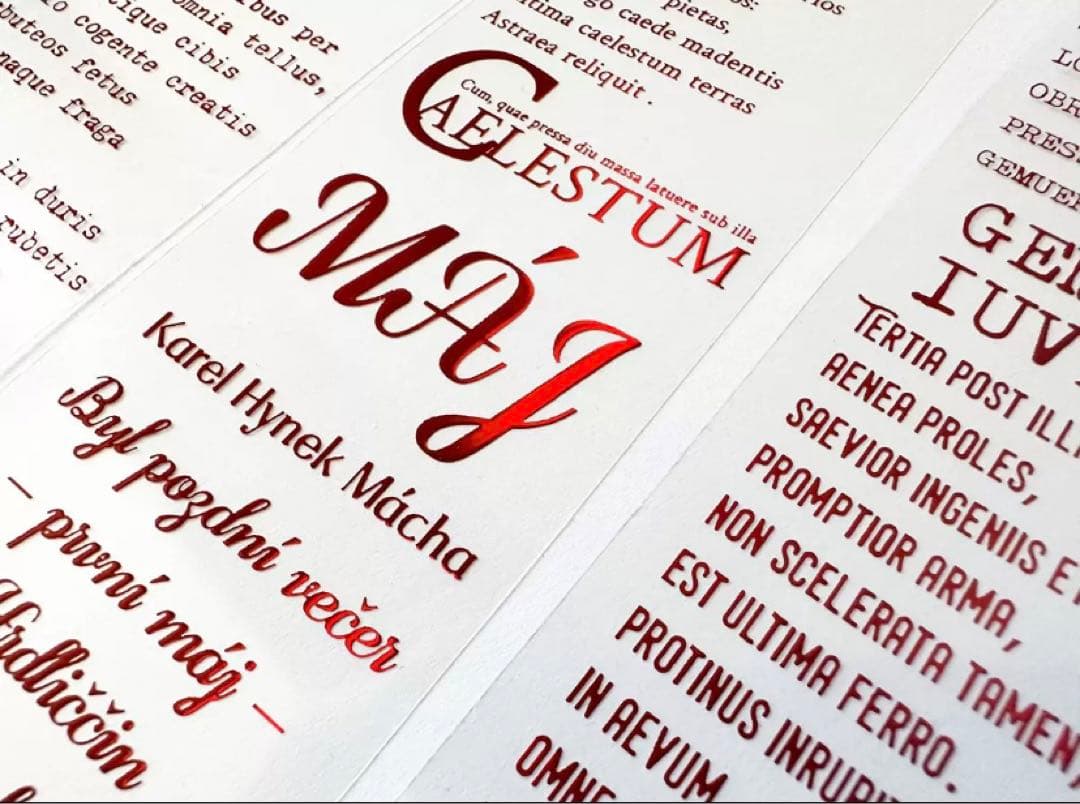 海外マスキングテープ巻売り 祈音 赤箔押しpet 英字 人物マステ 233