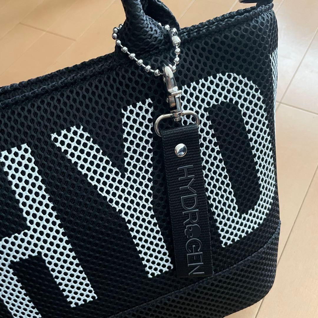 HYDROGEN 2WAY メッシュミニトートバッグ ブラック