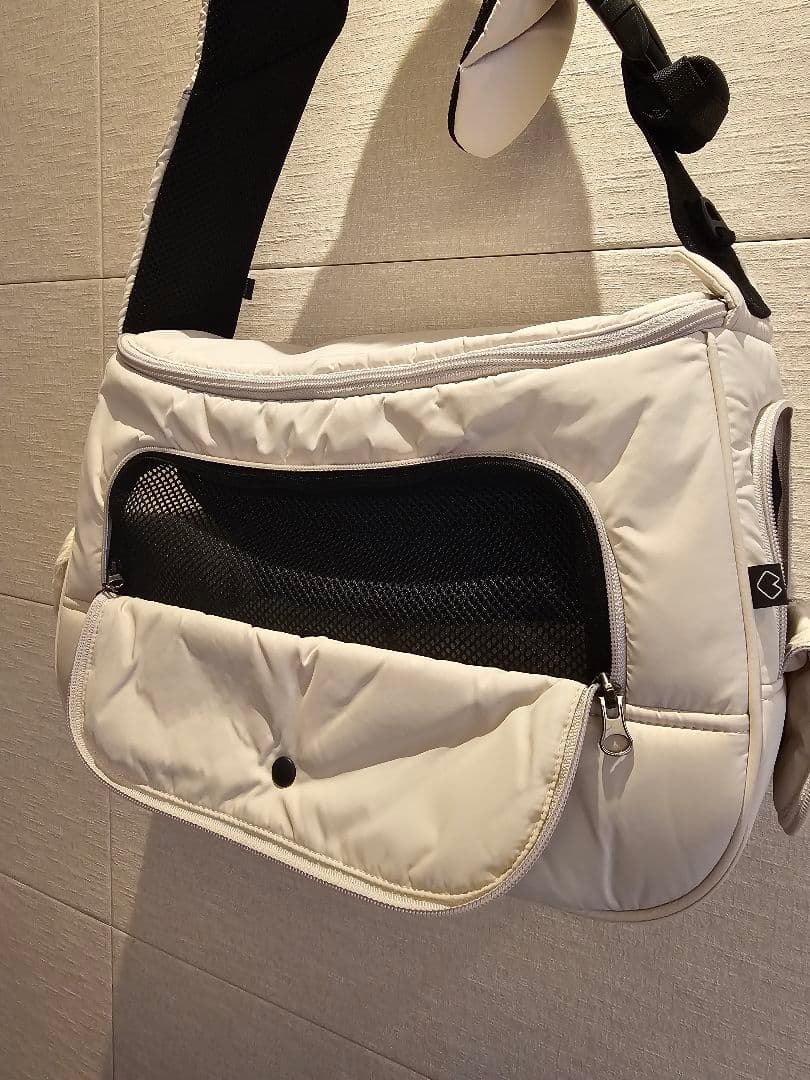 ssoook ベージュ ペット用キャリーバッグ