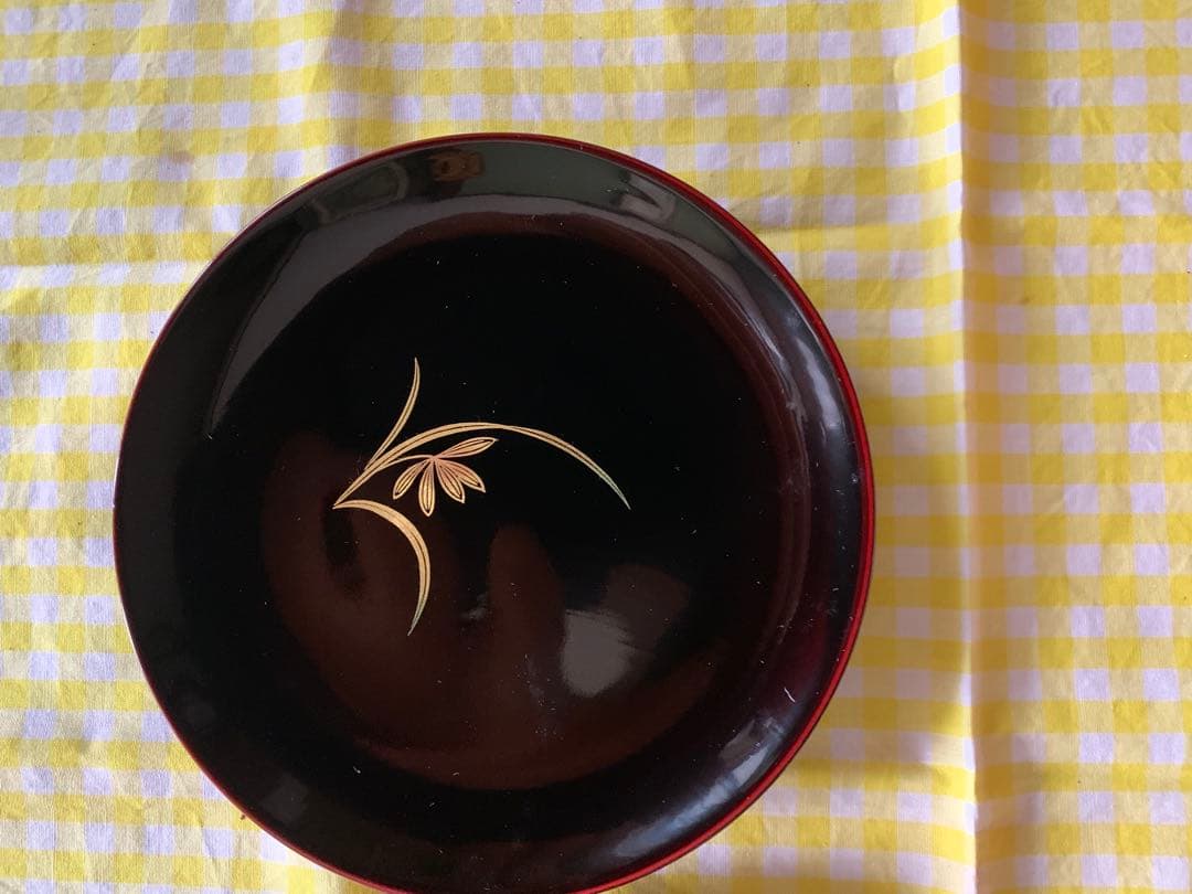 ☆越前漆器 ☆ 漆塗り皿 5枚セット✖️3箱‥‥15枚