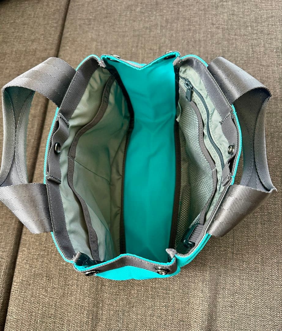 BRIEFING☆アクアミントブルー☆カートートバッグ☆T＆Co.ブルー極美品！