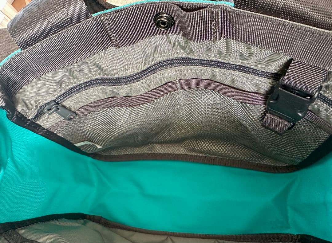 BRIEFING☆アクアミントブルー☆カートートバッグ☆T＆Co.ブルー極美品！