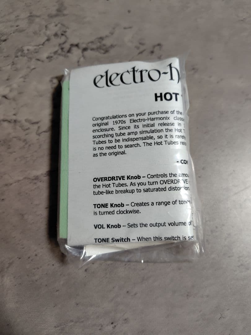 ギター Electro-Harmonix Hot Tubes Overdrive