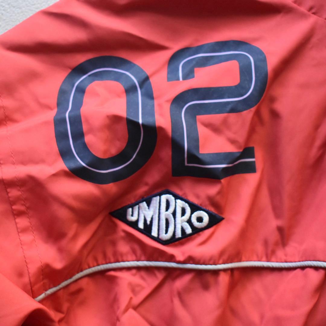 00s UMBRO イングランド代表 ナイロンジャケット フード 赤　ベッカム期