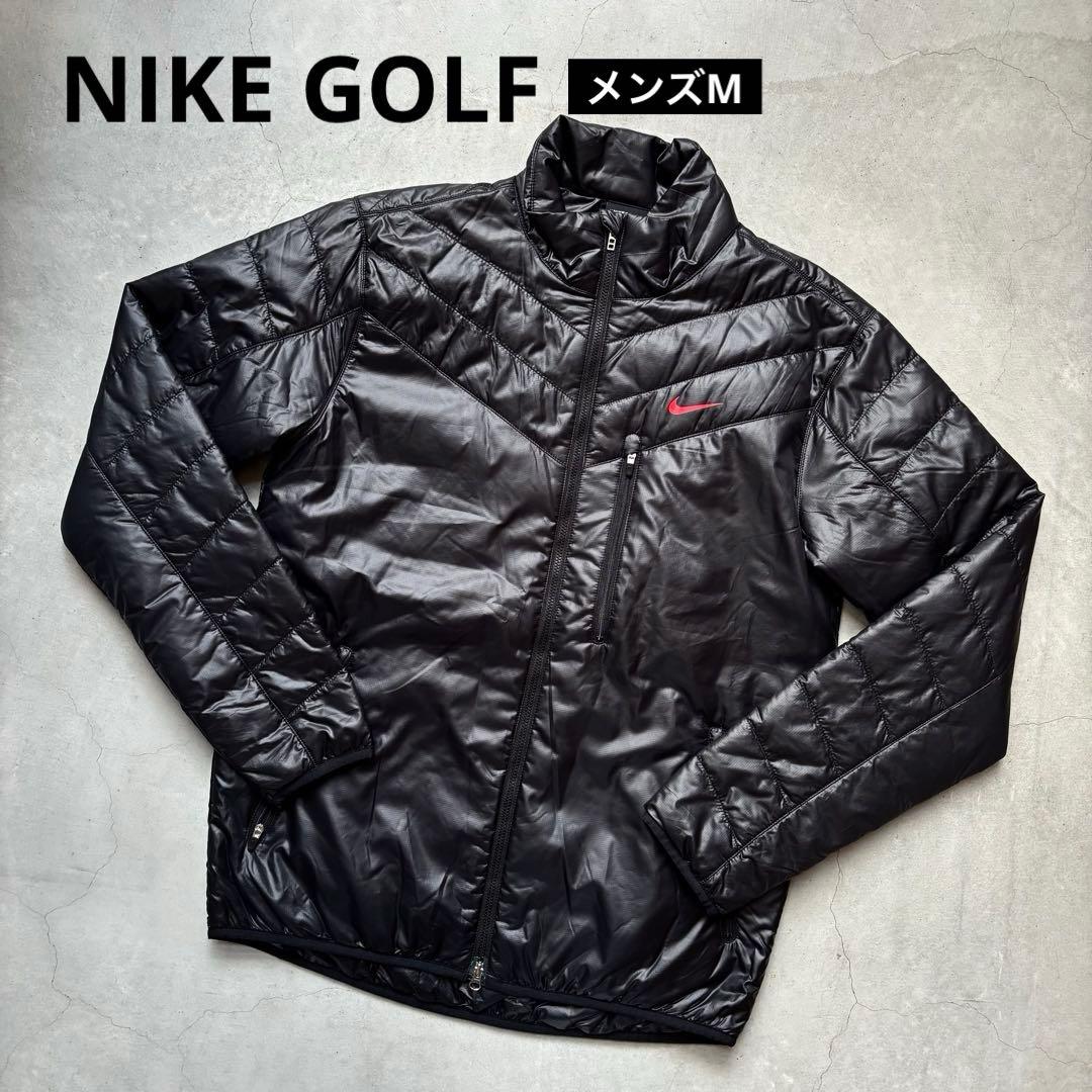 NIKE GOLF ナイキゴルフ 中綿ダブルジップジャケット ゴルフ M 黒