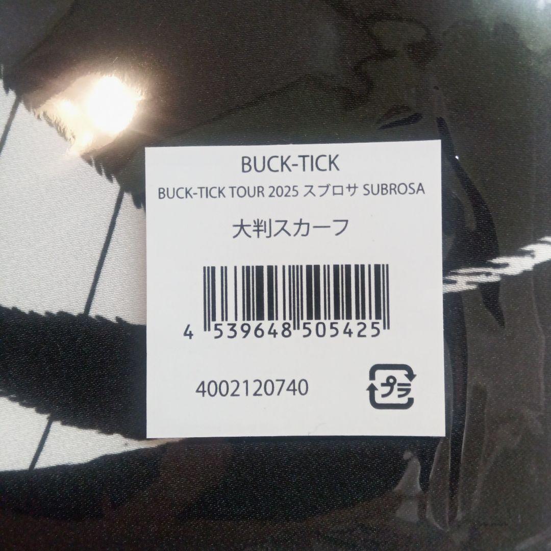 BUCK-TICK 大判スカーフ TOUR 2025 スブロサ SUBROSA