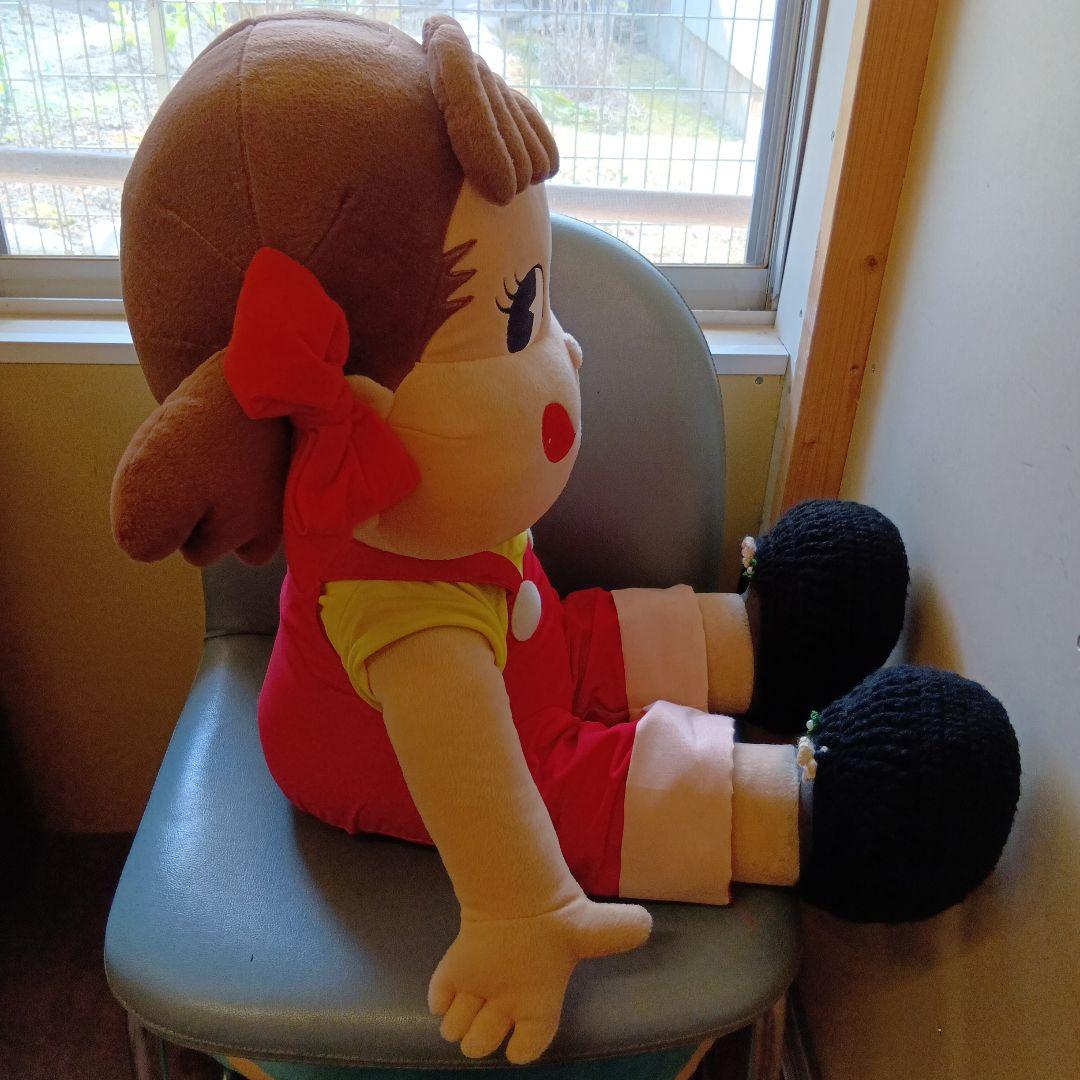 FUJIYA　ぺこちゃん　ぬいぐるみ　特大サイズ ８０cm