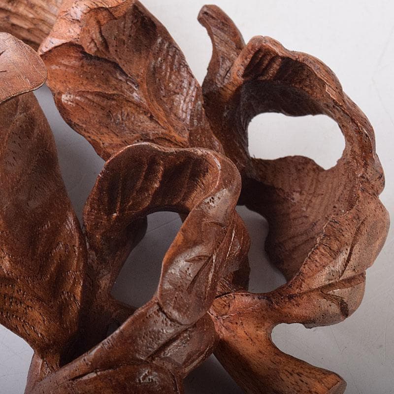 知似久仏手柑彫　香枕　木彫　蓋置　共箱　三点まとめて　V　R8625