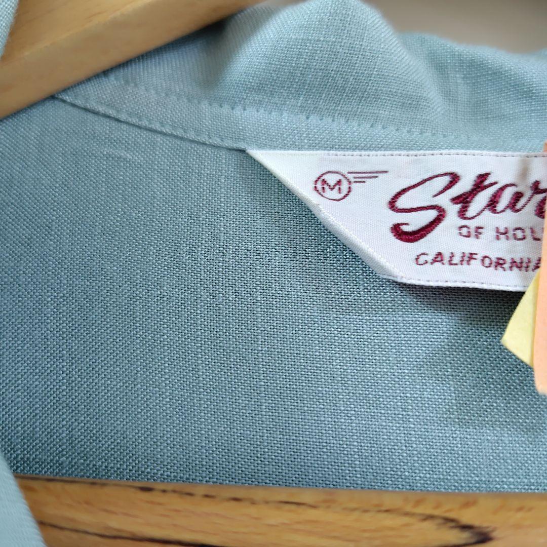 STAR OF HOLLYWOOD シュランケンヘッドレーヨンシャツsize M