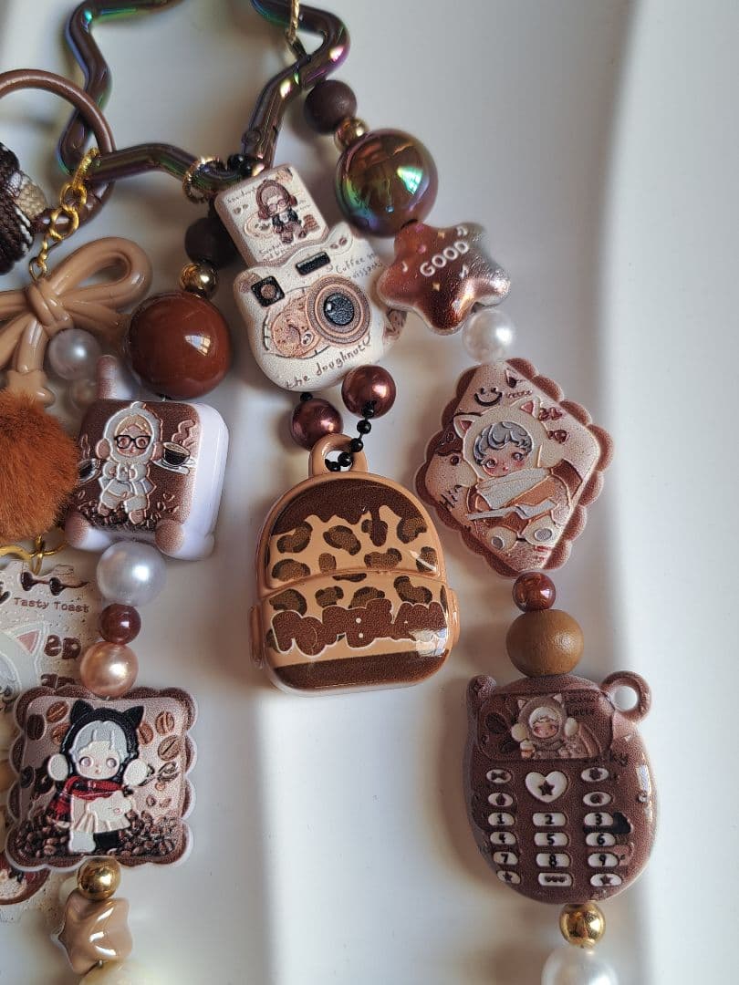 ジャラジャラキーホルダー sp ブラウン