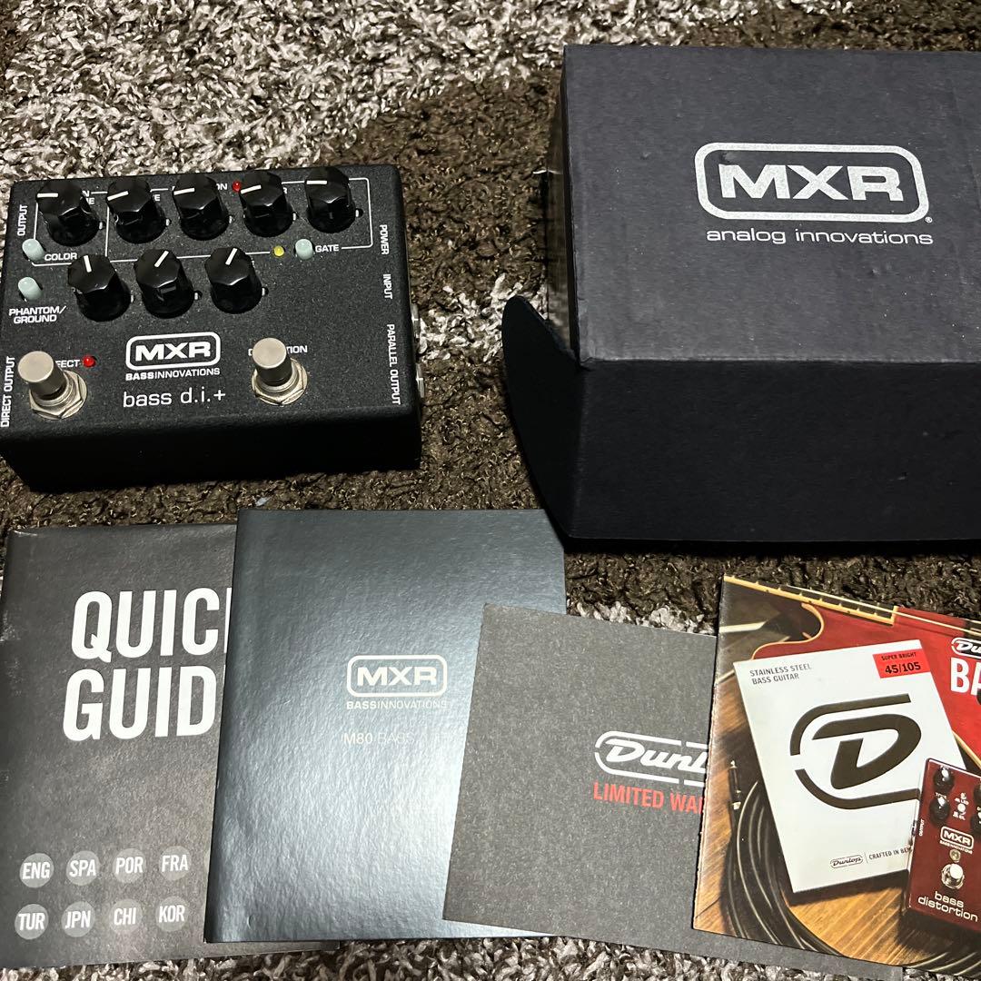 【美品・動作確認済】MXR M80 BASS DI+ 箱付き
