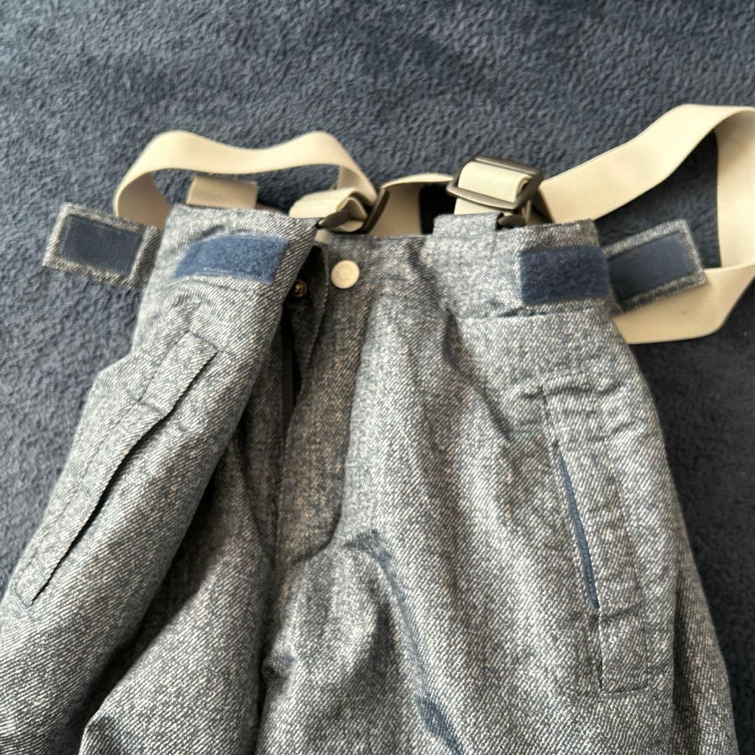 スキーウェアセット　調整可能　笛付き　手袋　プロテクター　110-130cm