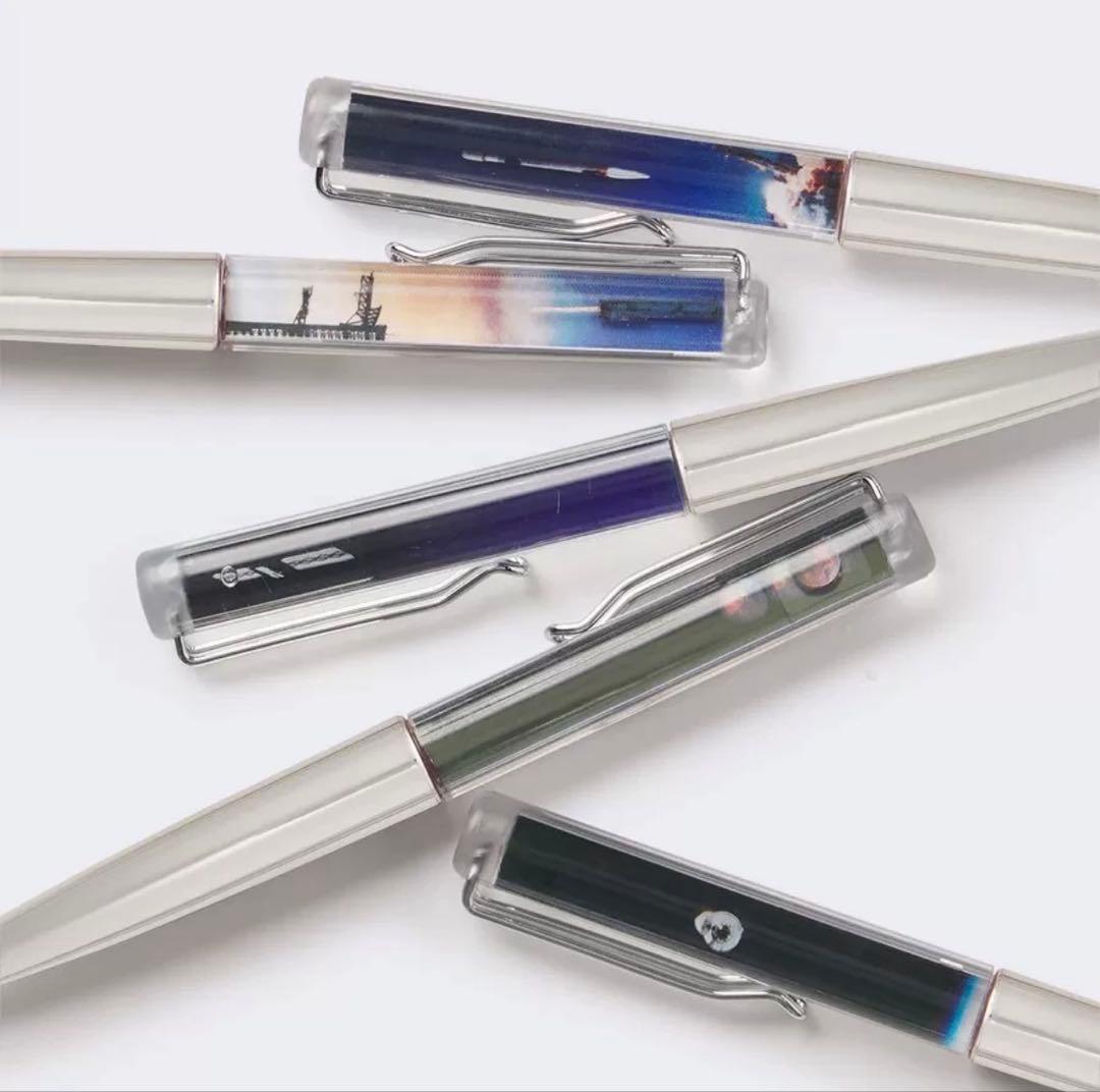 希少　浮遊ペン spaceX スペースエクス　ボールペン　5本セット　B