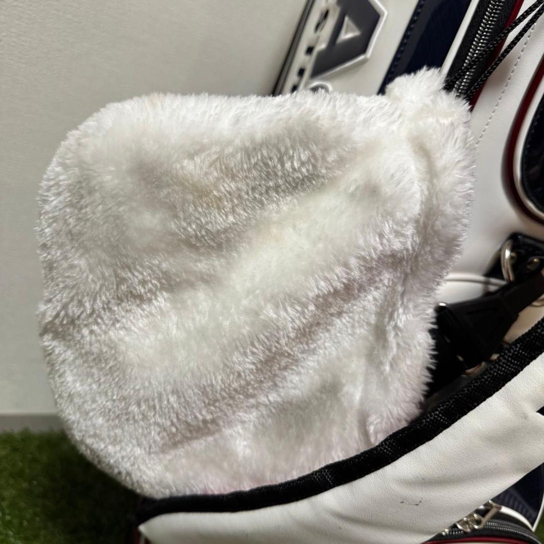 良品 Admiral アドミラル キャディバッグ 9型 トリコロール