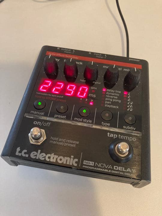 はなたさま専用tc electronic nova delay ND-1