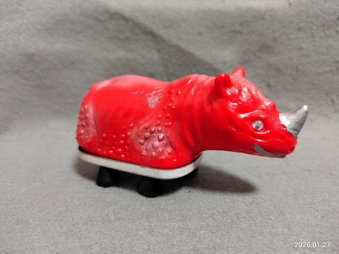 昭和レトロ 1970年代サイ ソフビゼンマイ歩行パチ怪獣 検索マルサンブルマァク