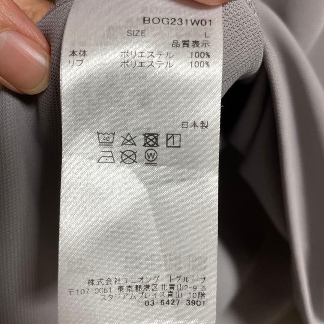 BRIEFING グレー ポロシャツ Lサイズ　レディース