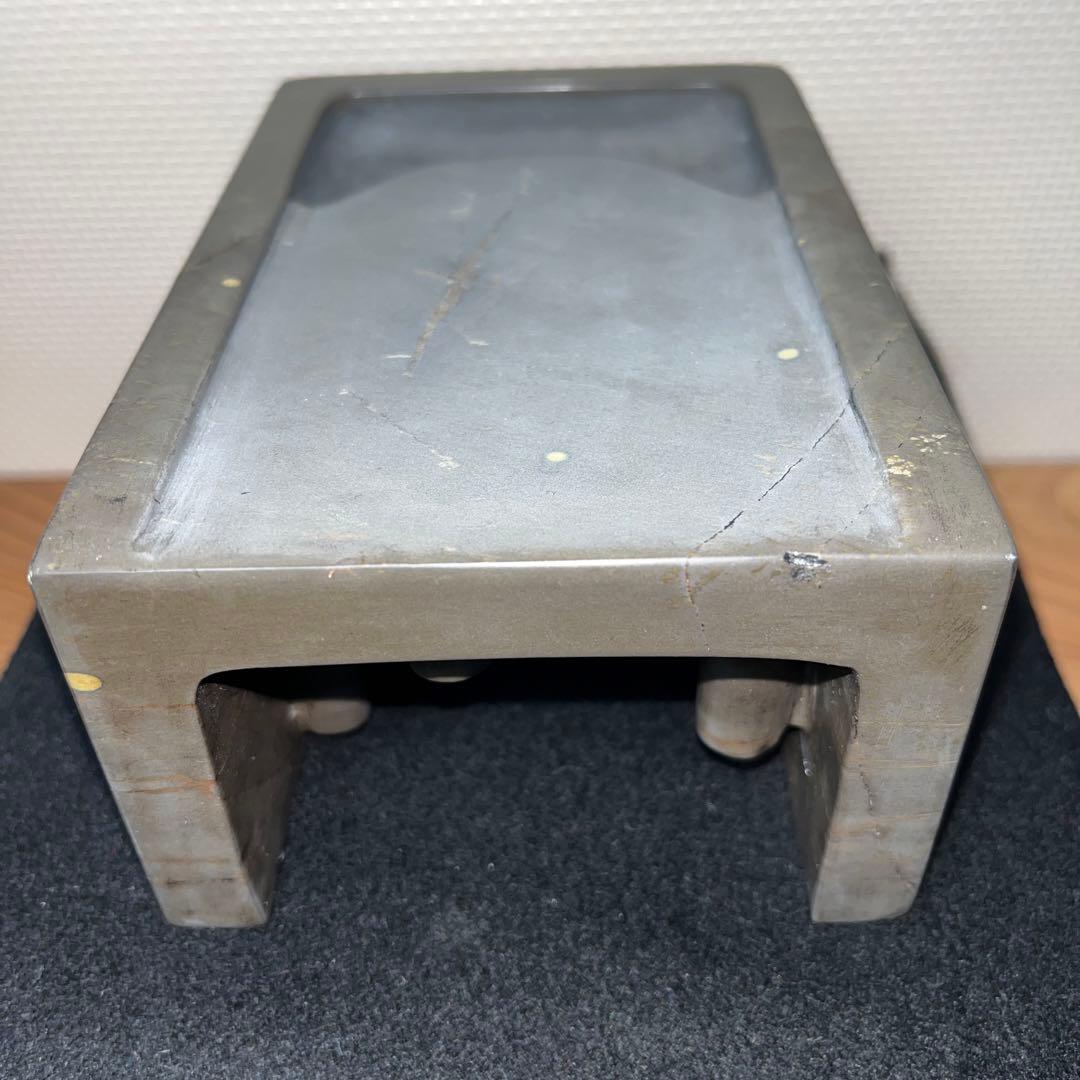 ⭕️中国端渓硯　太史研　綺麗な石紋と11眼柱 個性的　女性好み