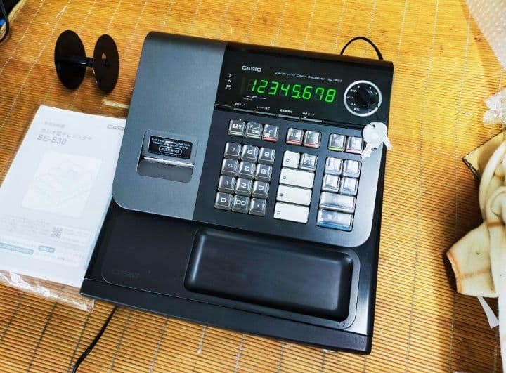 カシオレジスター　SE-S30　人気機種　コンパクト　送料無料　688001