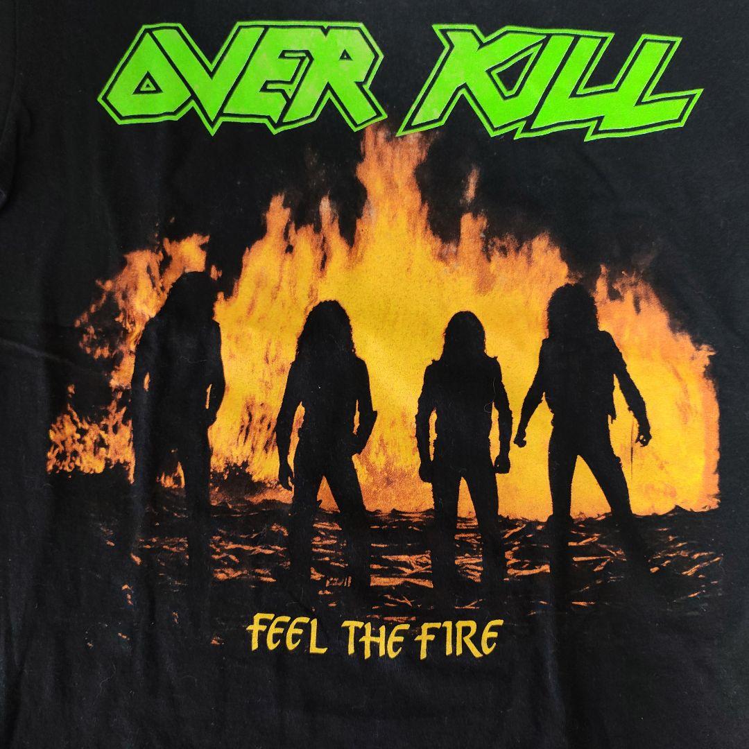 OVER KILL “FEEL THE FIRE” Tシャツ Mサイズ