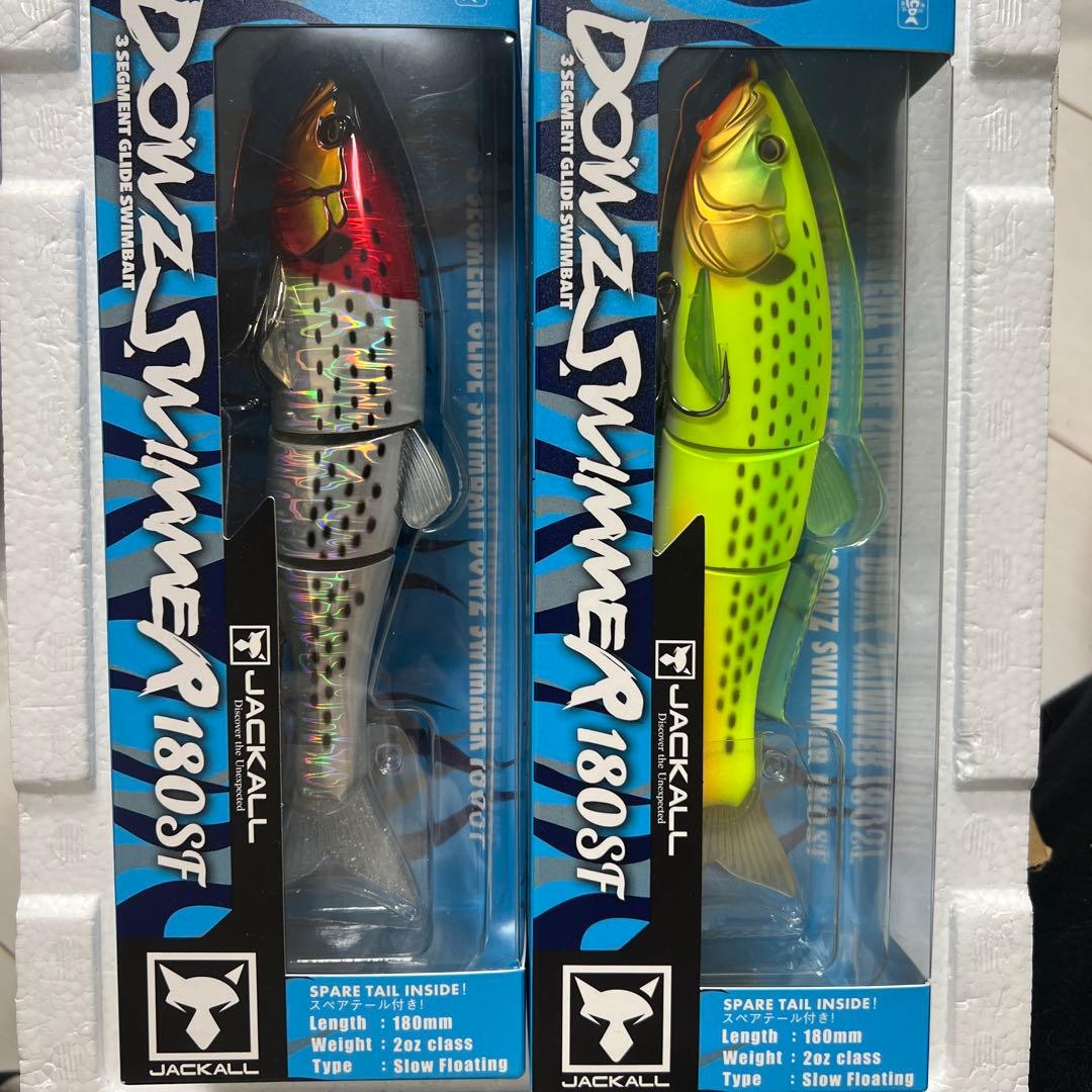JACKALL DOWZ SWIMMER 180SF ソルトカラー 2個セット