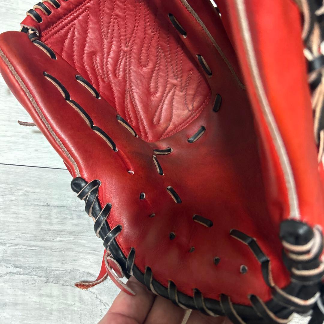 RYU★軟式オーダー★投手用★レッド×ブラック★限定モデル