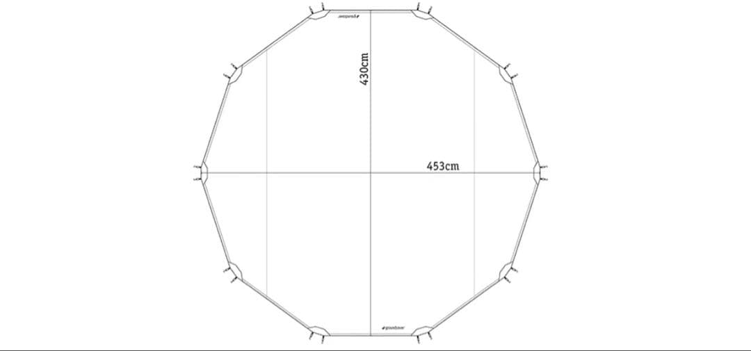 ドームテント:ACORN HOUSE 4.75/groundcover