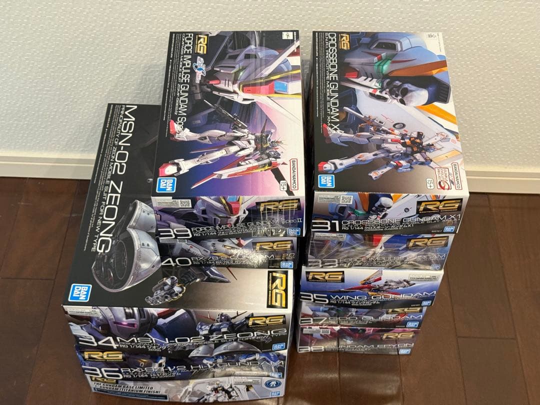 【noa様】ガンプラRG(リアルグレード) 31、33〜40【新品未組立】③