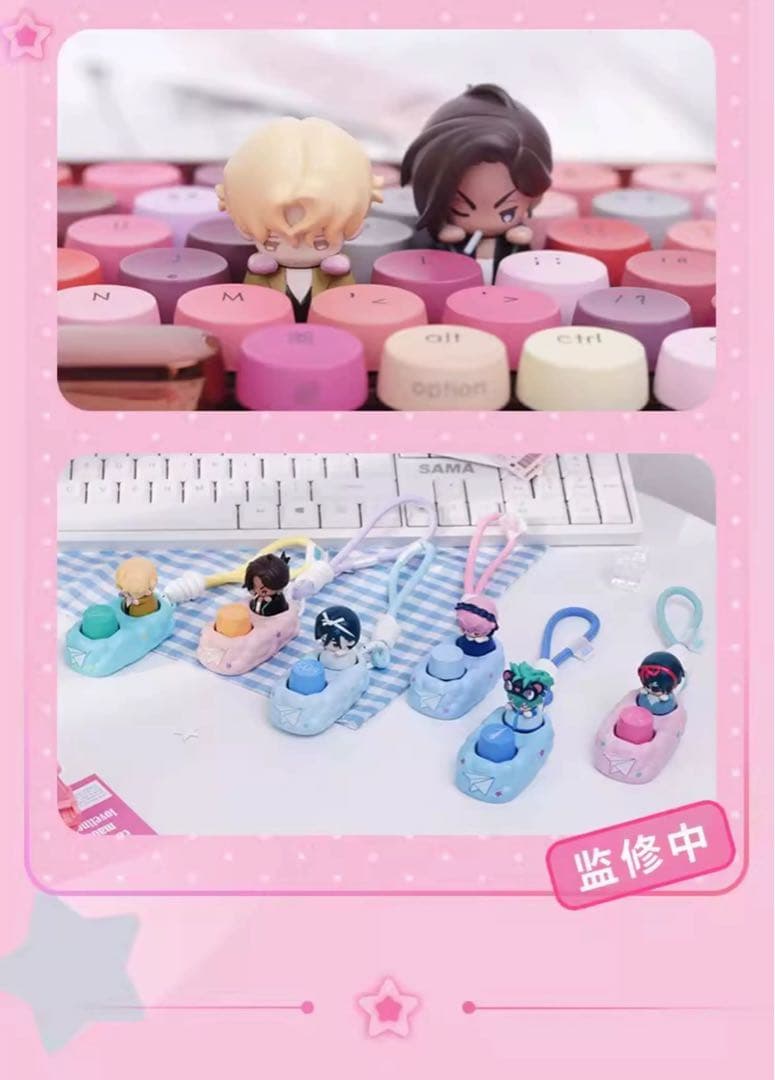 ALIEN STAGE エイリアンステージ　キーキャップ　フルセット　缶バッジ付