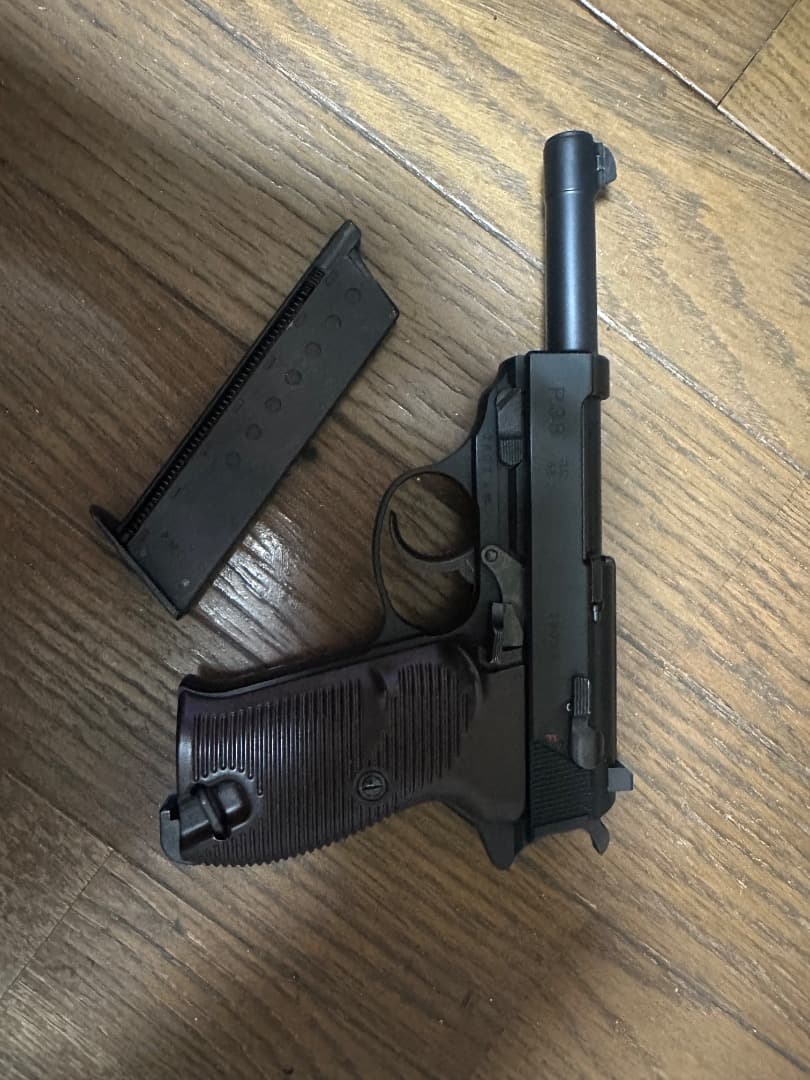 マルゼン　ワルサーP38 ブラック　ガスブローバック