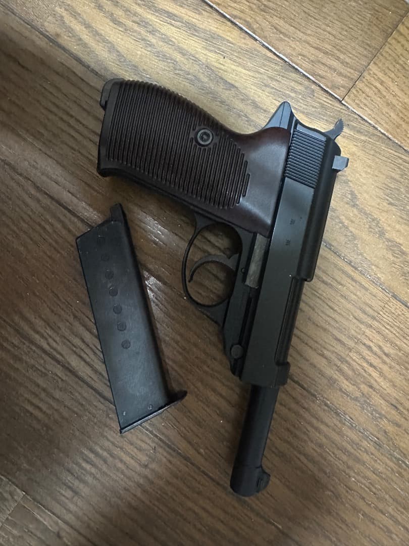 マルゼン　ワルサーP38 ブラック　ガスブローバック