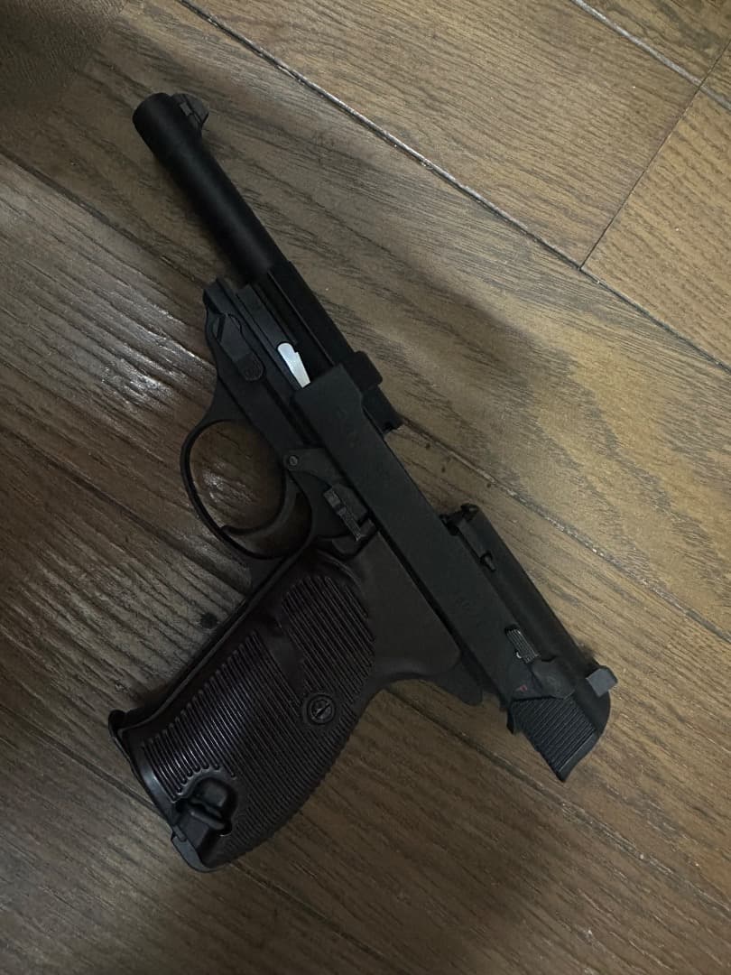 マルゼン　ワルサーP38 ブラック　ガスブローバック