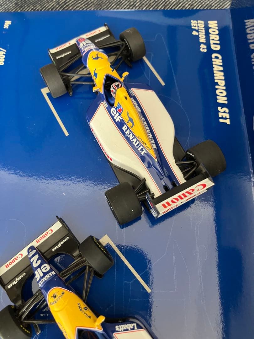 ミニチャンプスF1 1/43 ウィリアムズF1チーム FW14B、FW15C