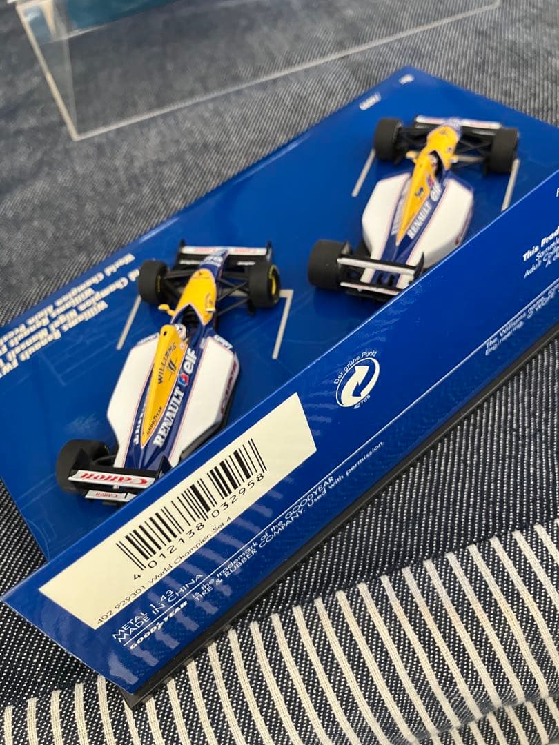 ミニチャンプスF1 1/43 ウィリアムズF1チーム FW14B、FW15C