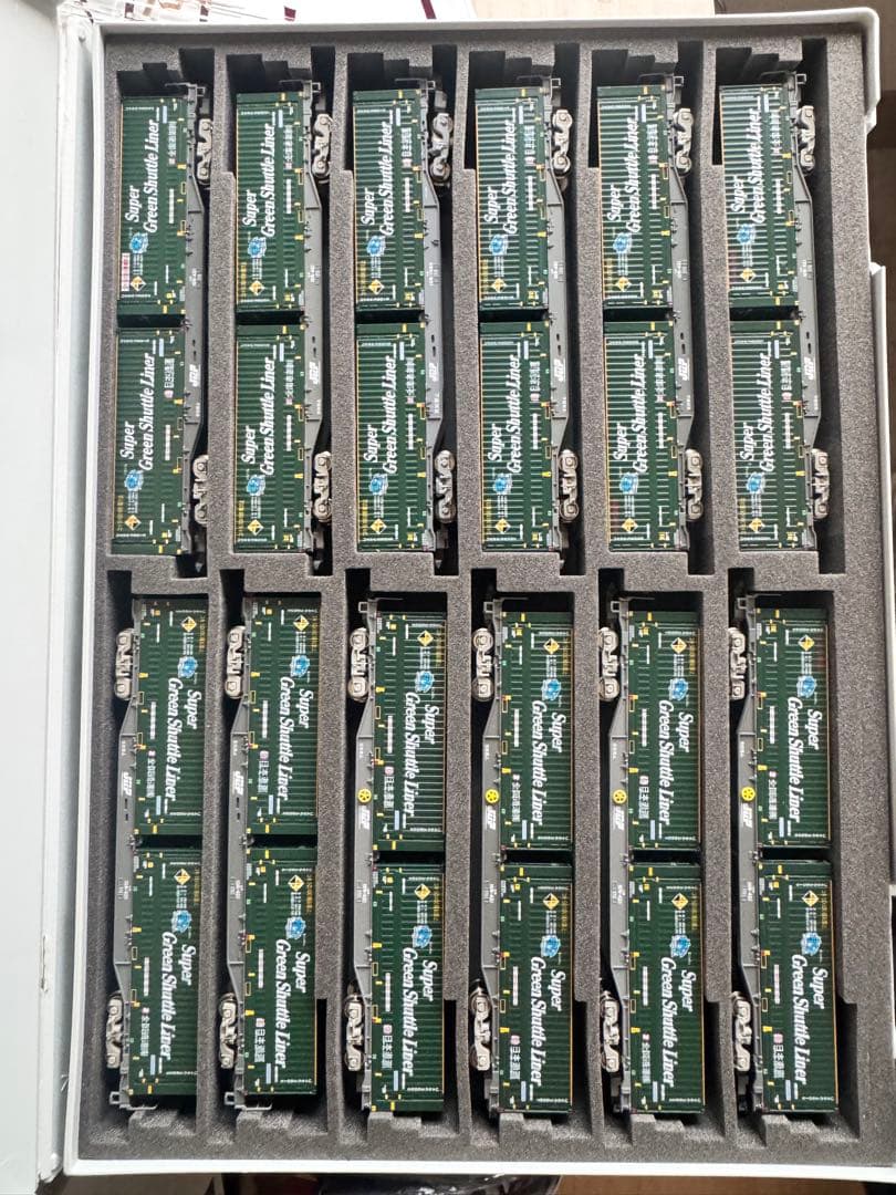 TOMIX コキ104 朗堂コンテナ スーパーグリンシャトル12両セット