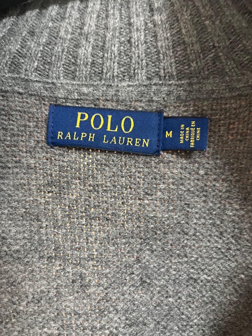 超美品　ラルフローレンのジップアップニット